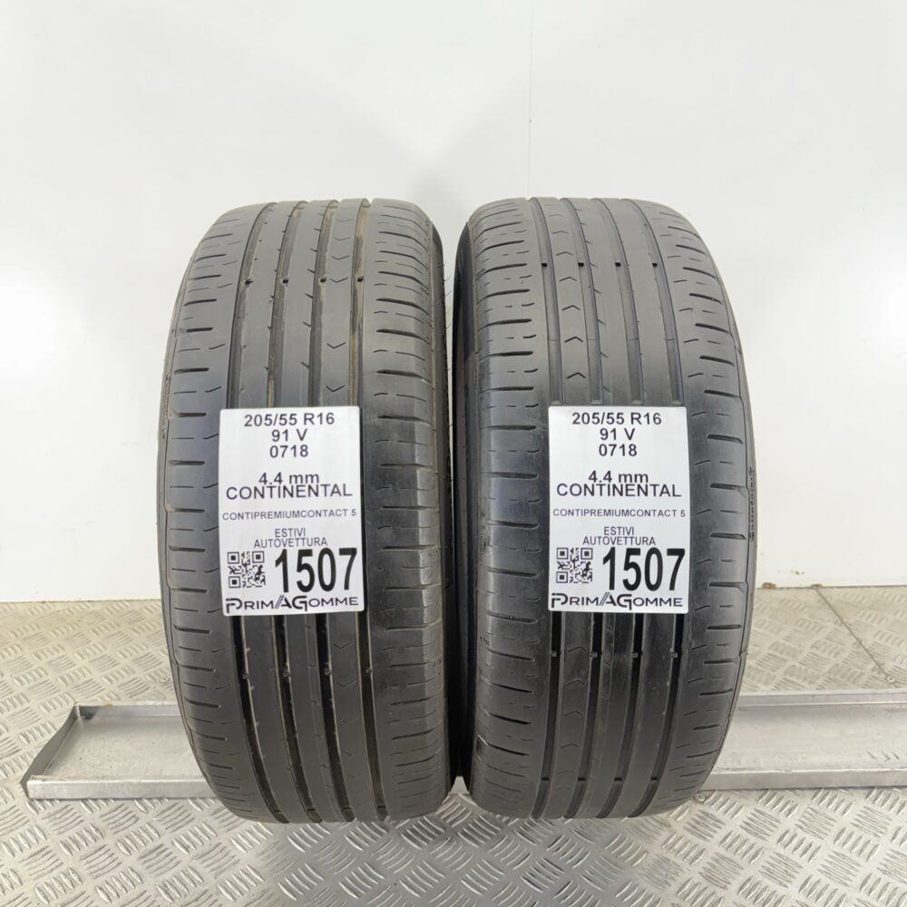 Gomme Usate 205 55 R16 91V Continental ContiPremiumContact 5 Estive