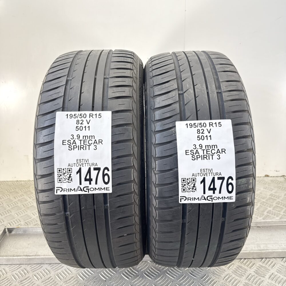 Gomme Usate 195 50 R15 82V ESA TECAR SPIRIT 3 Estive