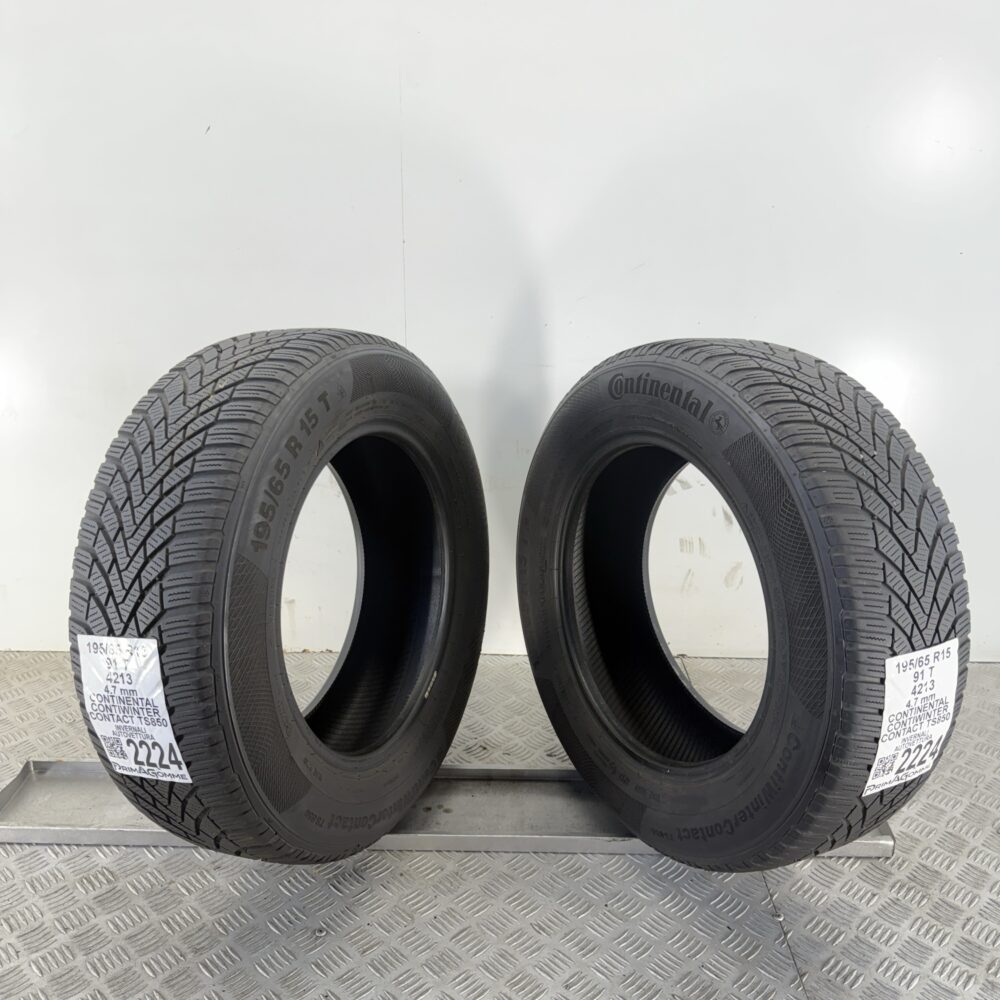 Gomme Usate 195 65 R15 91T Continental ContiWinter Contact TS850 Invernali - immagine 6