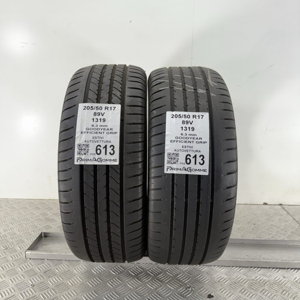 Pneumatici Usati 205 50 R17 89V Goodyear Efficient Grip 92% Estive