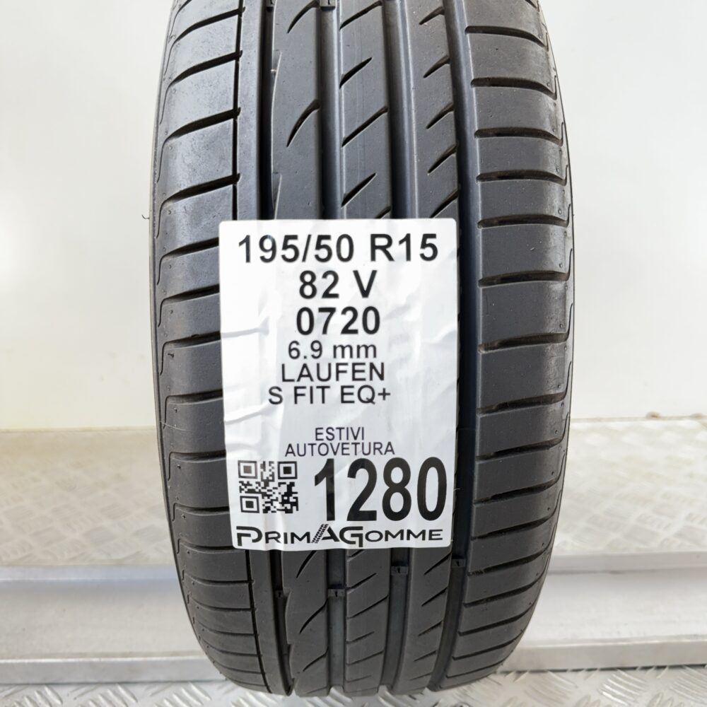 Gomma Usata 195 50 R15 82V Laufenn S Fit EQ+ 98% Estiva - immagine 3