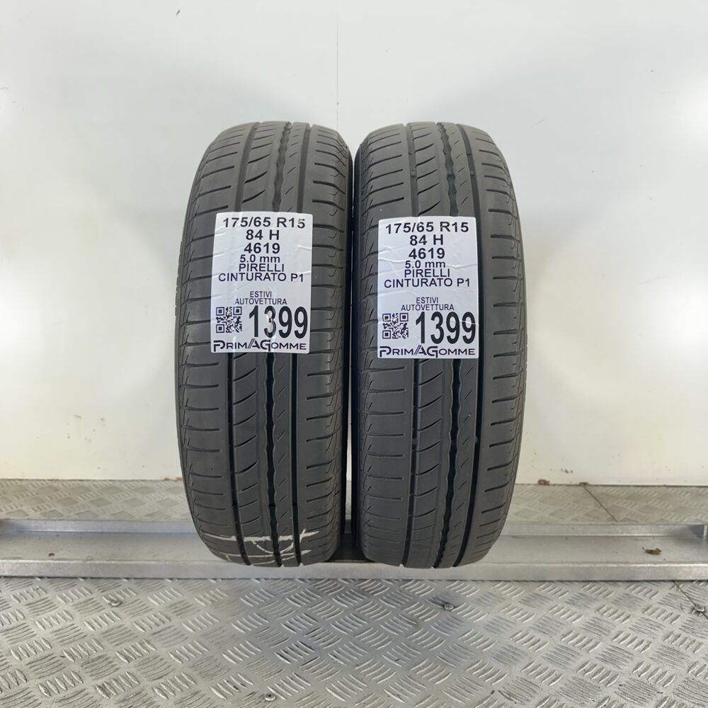 Gomme Usate 175 65 R15 84H Pirelli Cinturato P1 71% Estive