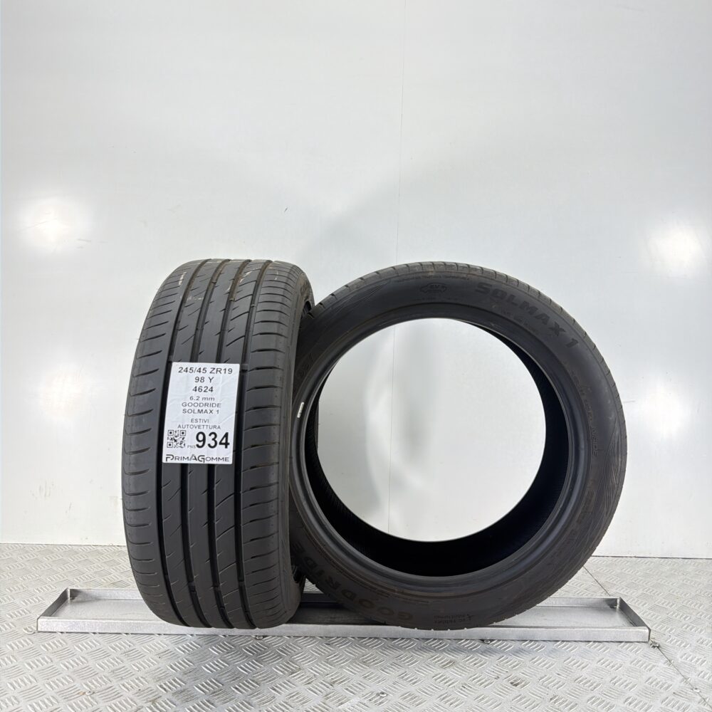 Pneumatici Usati 245 45 ZR19 98Y Goodride Solmax 1 88% Estive - immagine 4