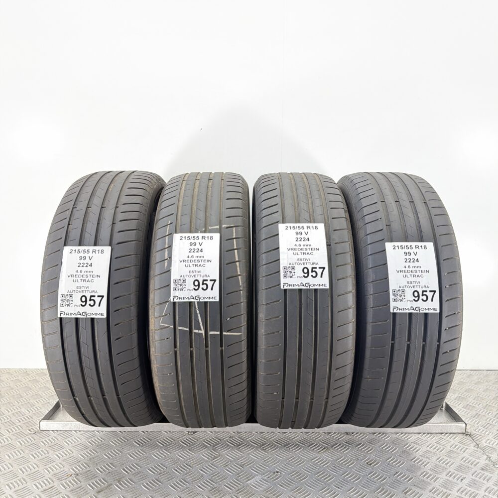 Pneumatici Usati 215 55 R18 99V Vredestein Ultrac Estive
