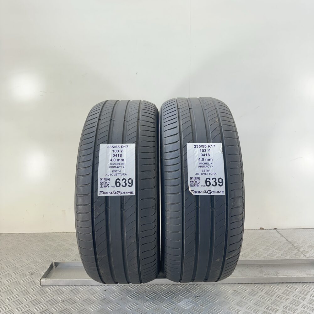 Pneumatici Usati 235 55 R17 103Y Michelin Primacy 4 Estive