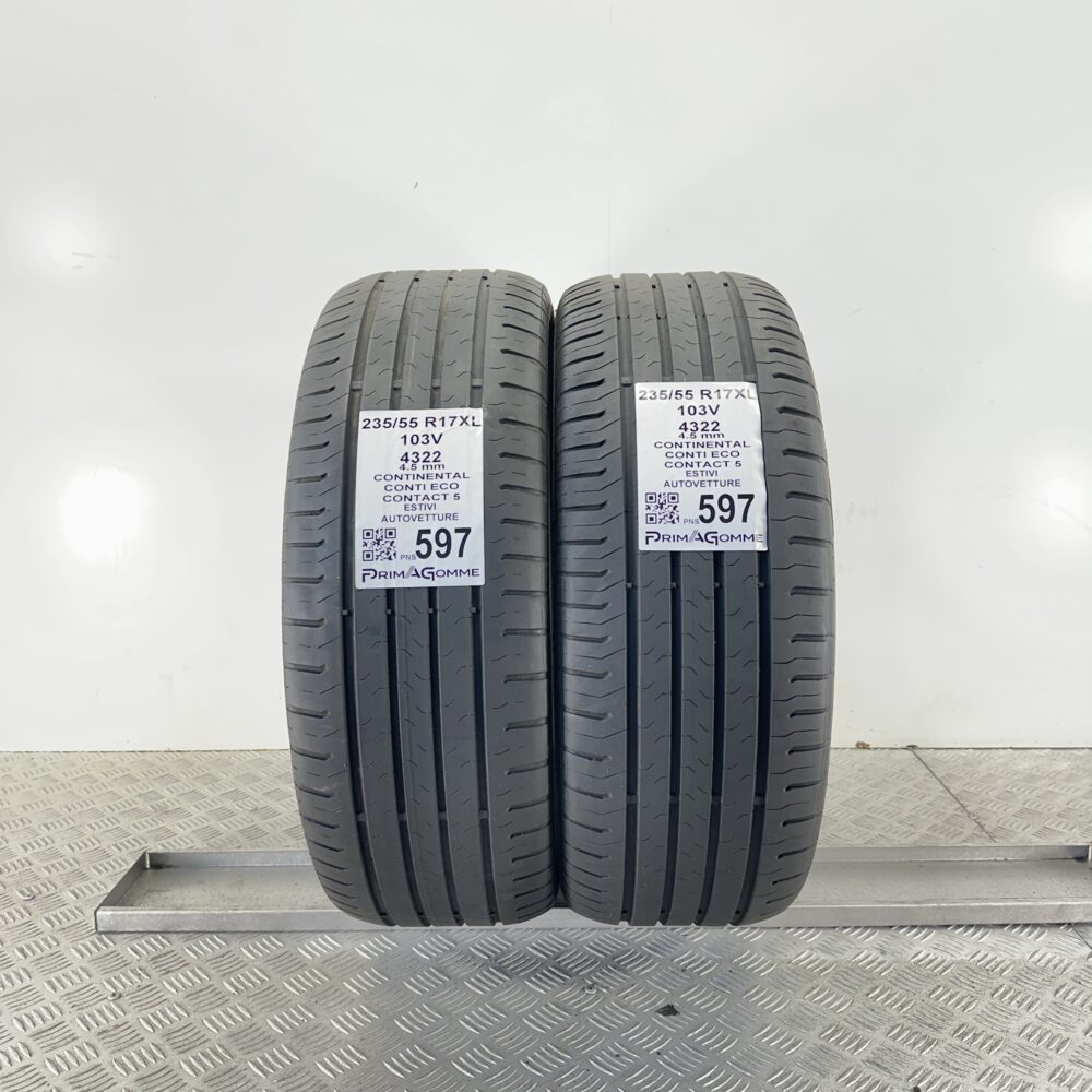 Pneumatici Usati 235 55 R17 XL 103V Continental Conti Eco Contact 5 Estive