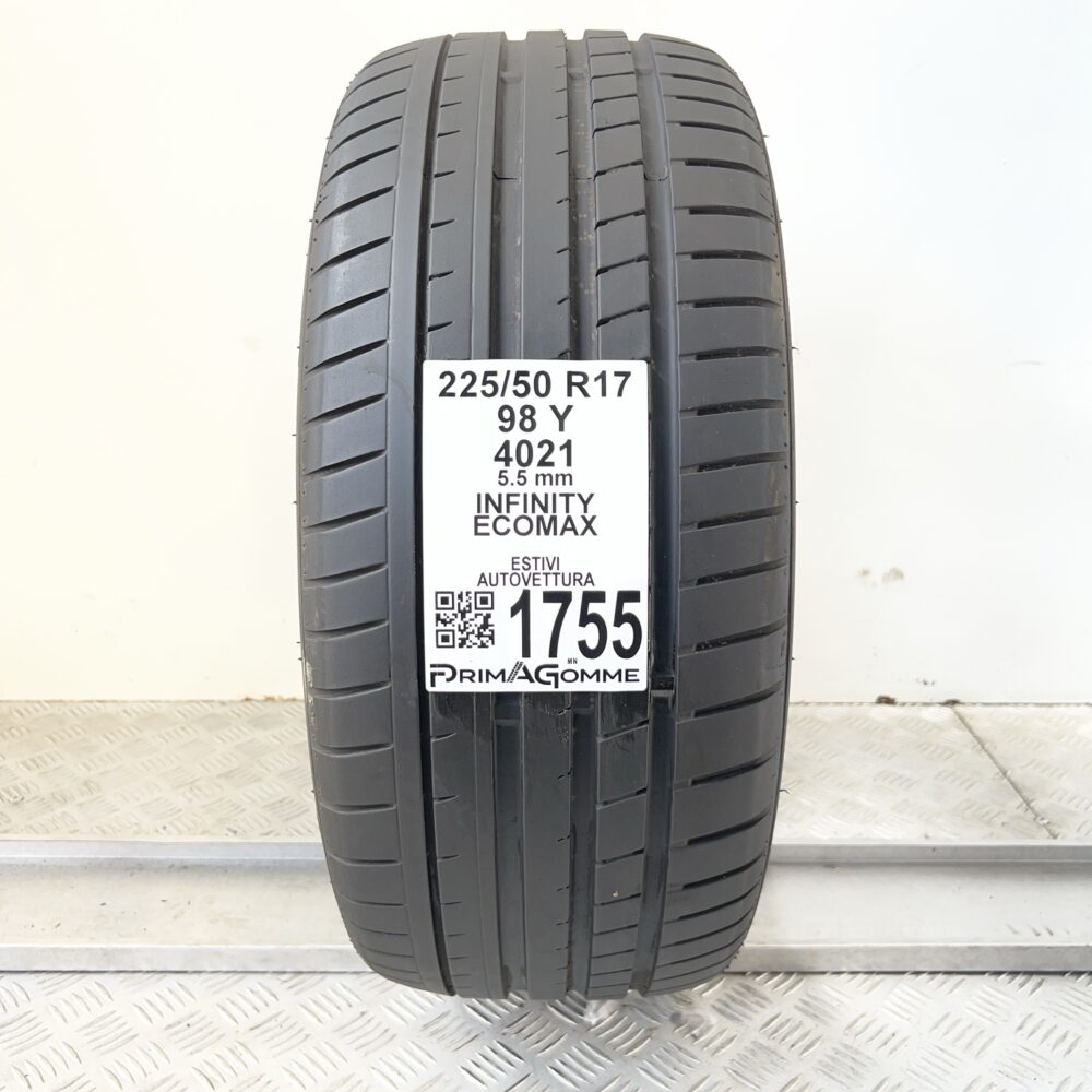 Pneumatico Usato 225 50 R17 98Y Infinity Ecomax 79% Estivo