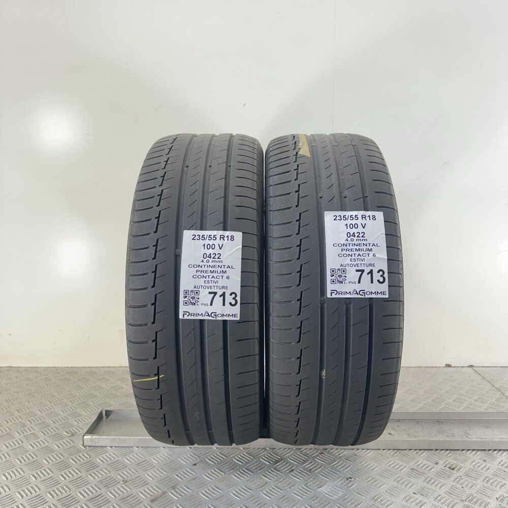 Pneumatici Usati 235 55 R18 100V Continental Premium Contact 6 Estive