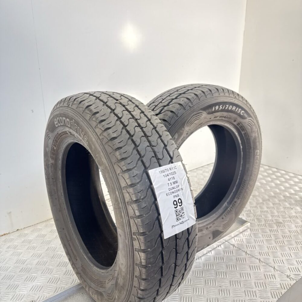 Pneumatici Usati 195 70 R15C 104 102S Dunlop EconoDrive 99% Invernali - immagine 4