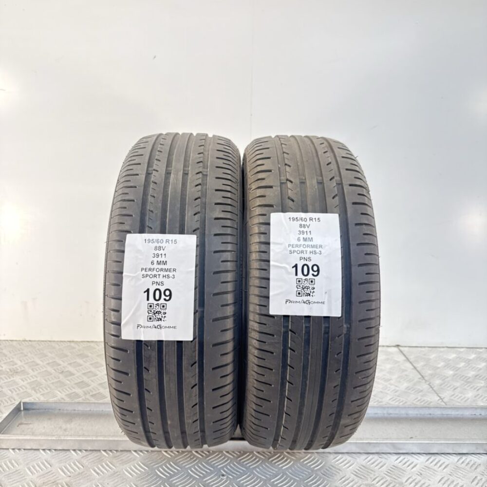 Gomme Usate 195 60 R15 88V Performer Sport HS-3 6mm Estive