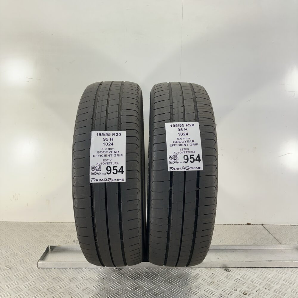 Pneumatici Usati 195 55 R20 95H Goodyear Efficient Grip 71% Estive