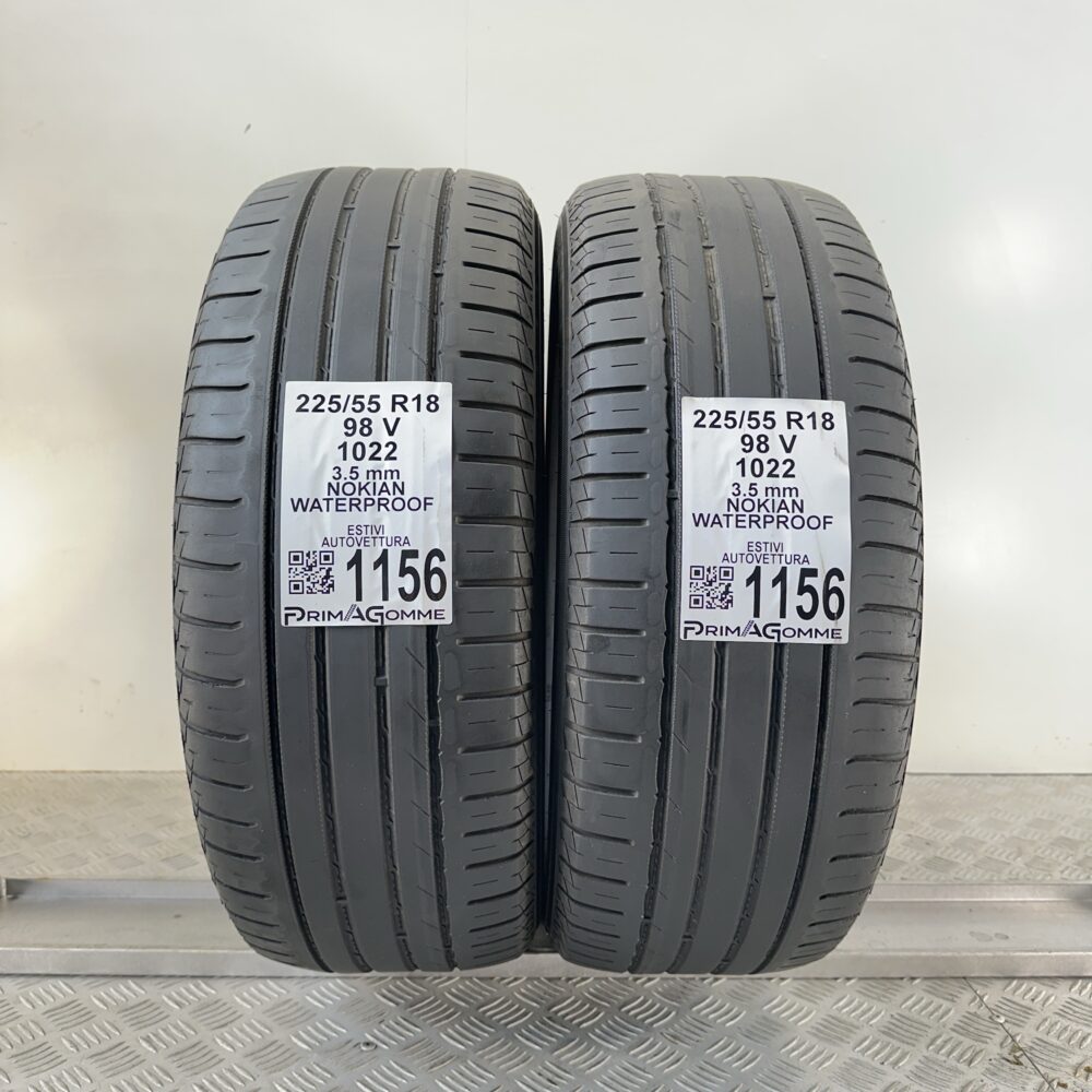 Gomme Usate 225 55 R18 98V Nokian Waterproof 71% Estive