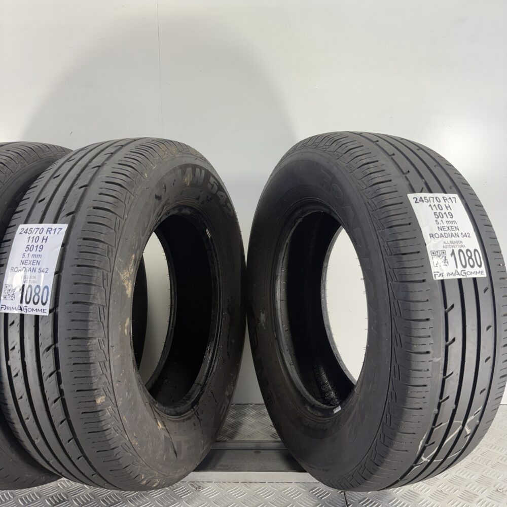 Gomme Usate 245 70 R17 110H Nexen Roadian 542 73% Quattro Stagioni - immagine 9