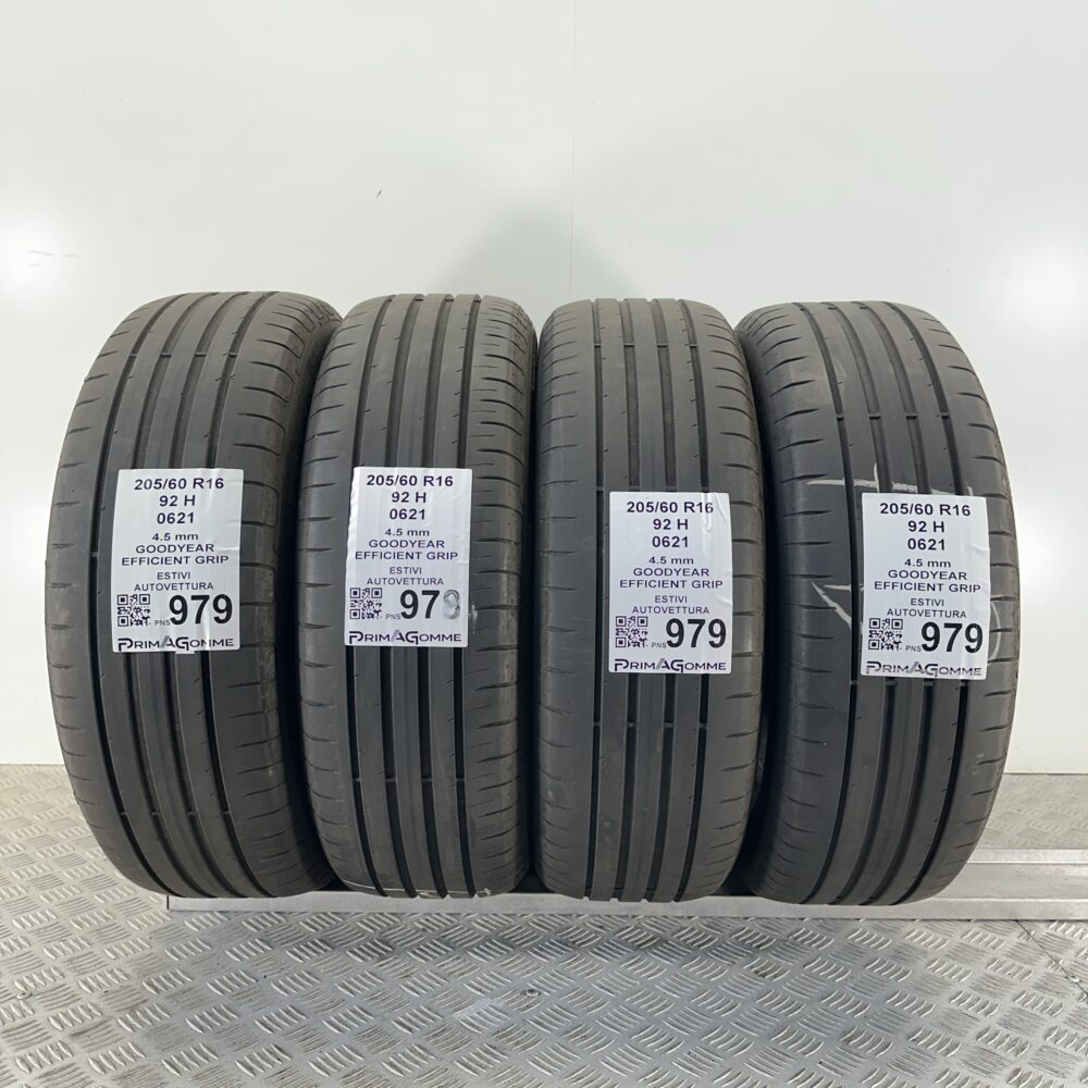 Gomme Usate 205 60 R16 92H Goodyear Efficient Grip Estive