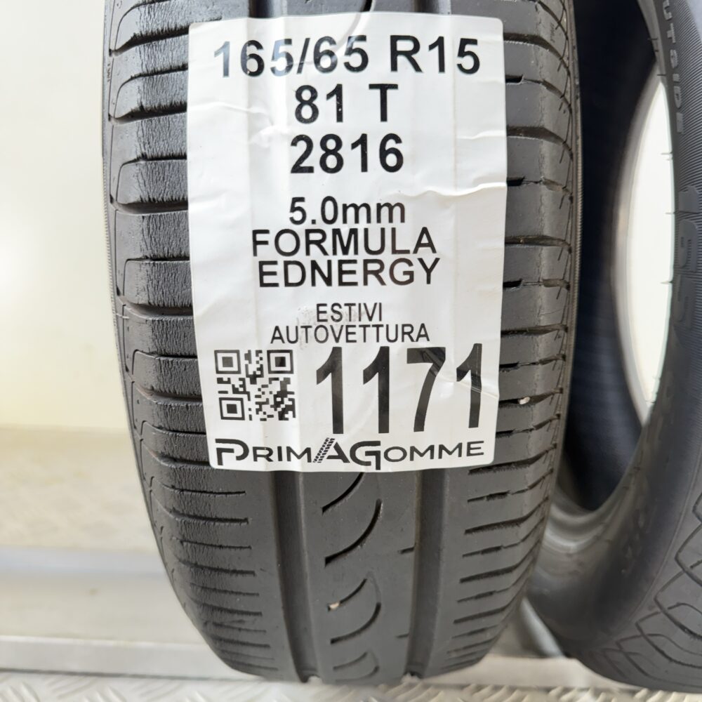 Gomme Usate 165 65 R15 81T Formula Energy 71% Estive - immagine 3