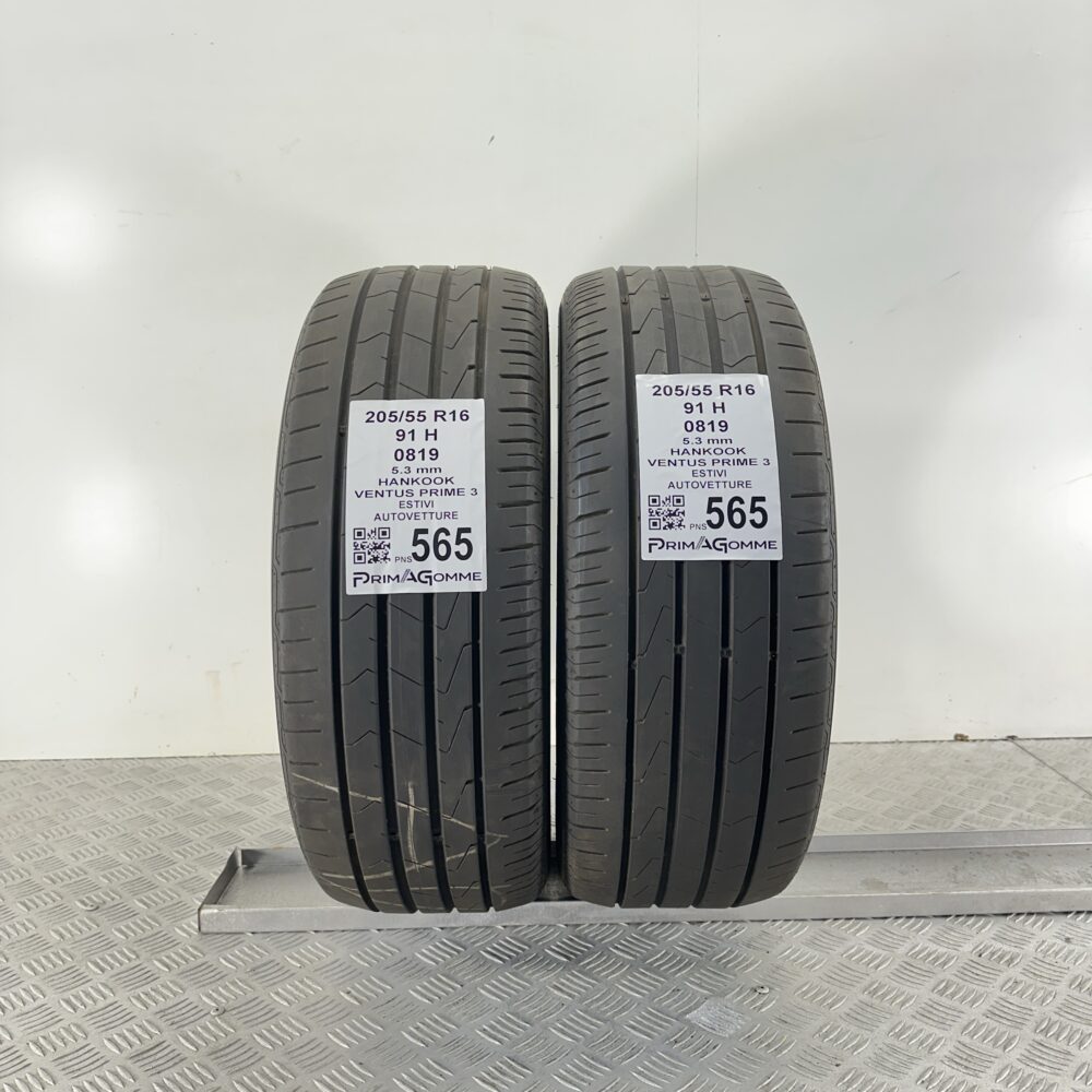 Pneumatici Usati 205 55 R16 91H Hankook Ventus Prime 3 76% Estive
