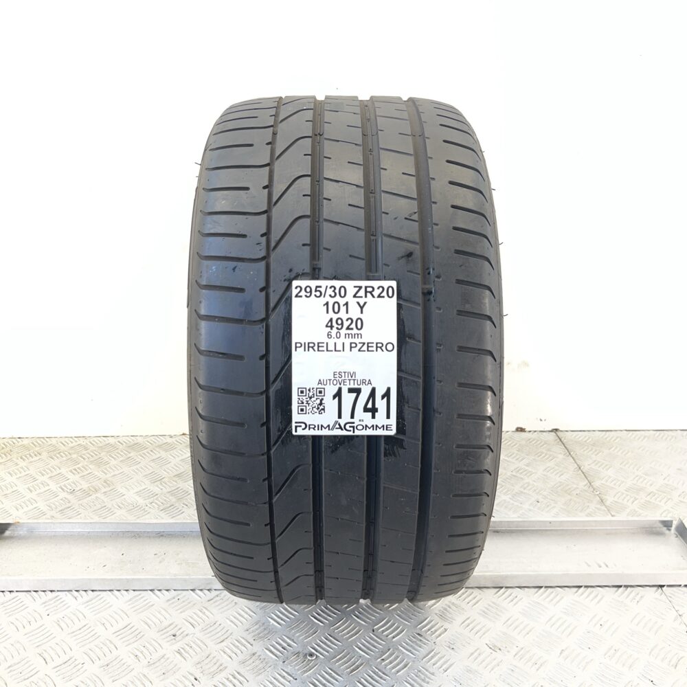 Pneumatico Usato 295 30 ZR20 101Y Pirelli Pzero 86% Estivo