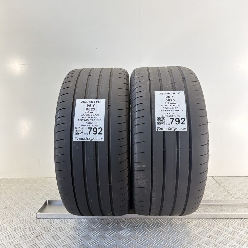 Pneumatici Usati 255 40 R18 95Y Goodyear Eagle F1 Asymmetric 3 Estive
