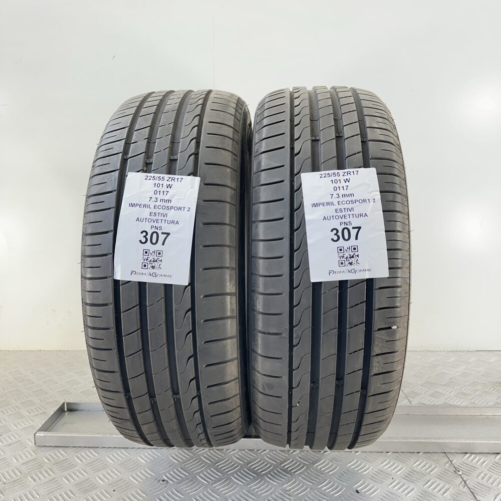 Pneumatici Usati 225 55 ZR17 101W Imperial Ecosport 2 98% Estive