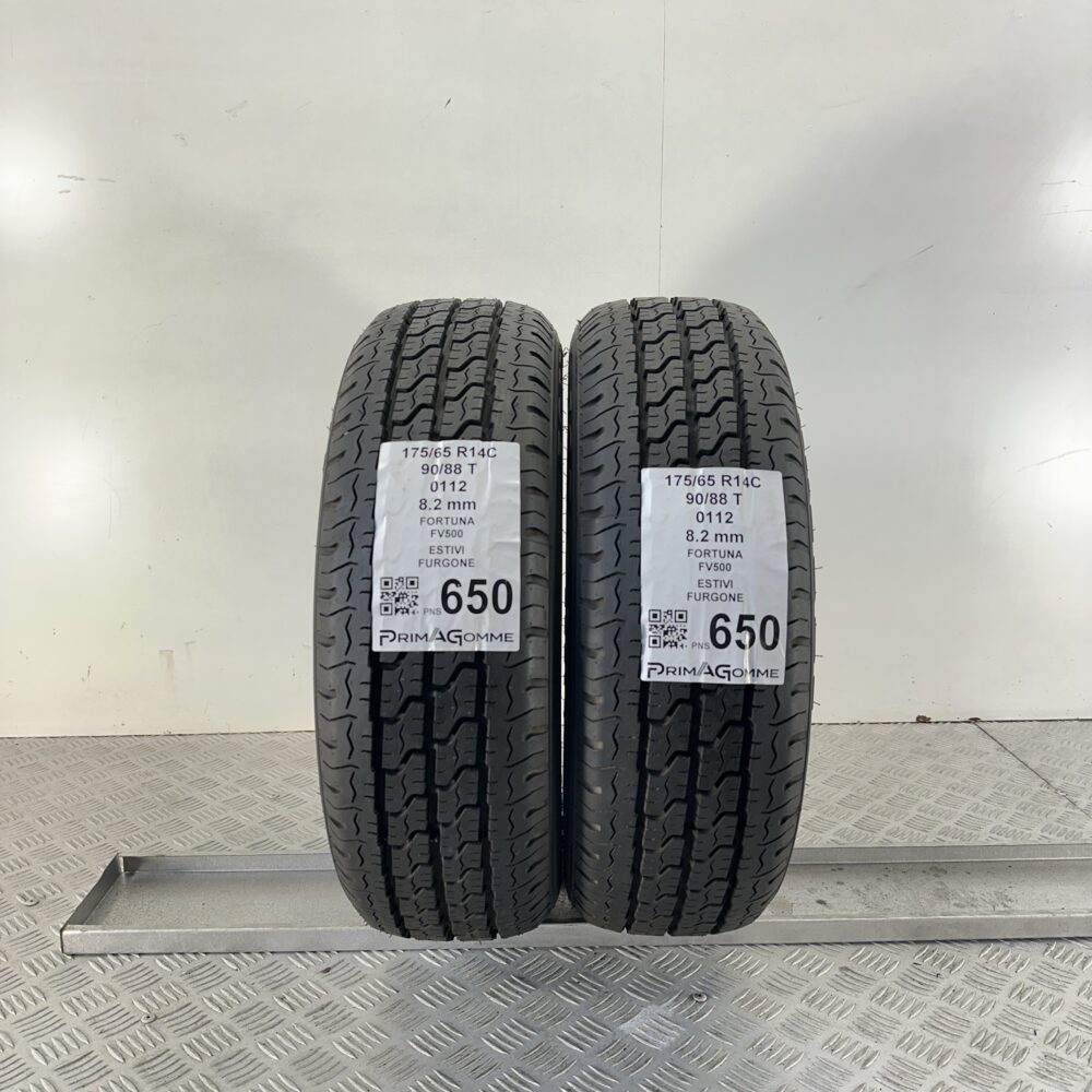 Pneumatici Usati 175 65 R14C 90/88T Fortuna FV500 99% Estive