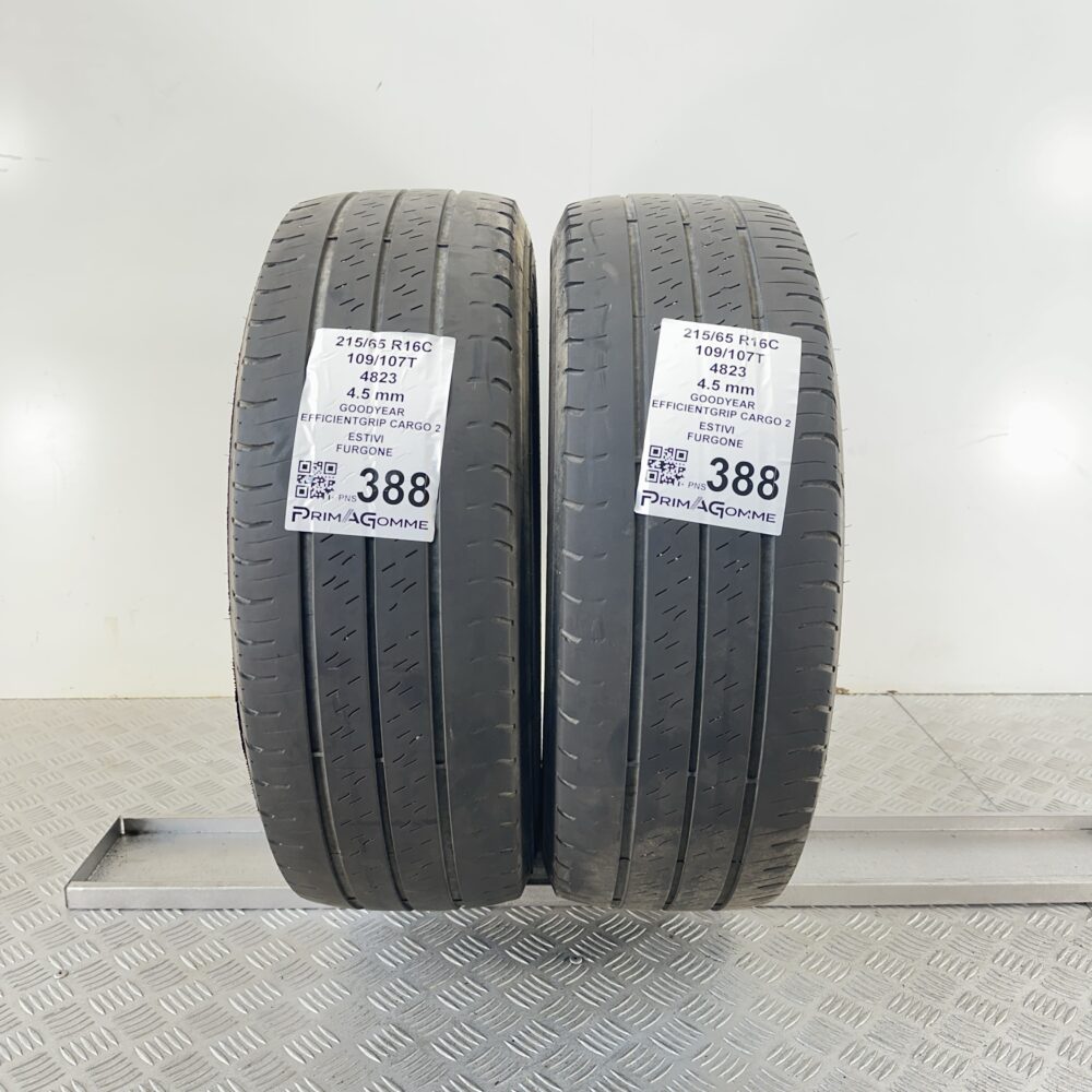 Pneumatici Usati 215 65 R16C 109/107T Goodyear EfficientGrip Cargo 64% Estive
