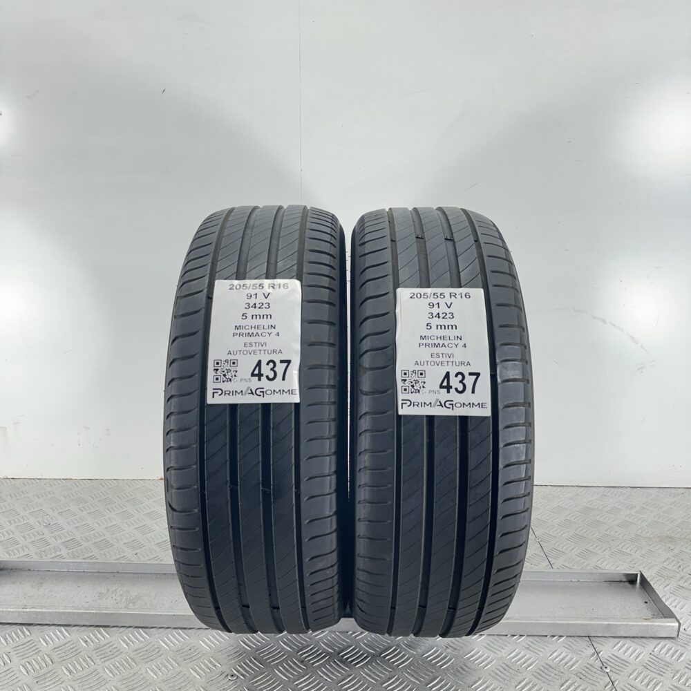 Pneumatici Usati 205 55 R16 91V Michelin Primacy 4 71% Estive