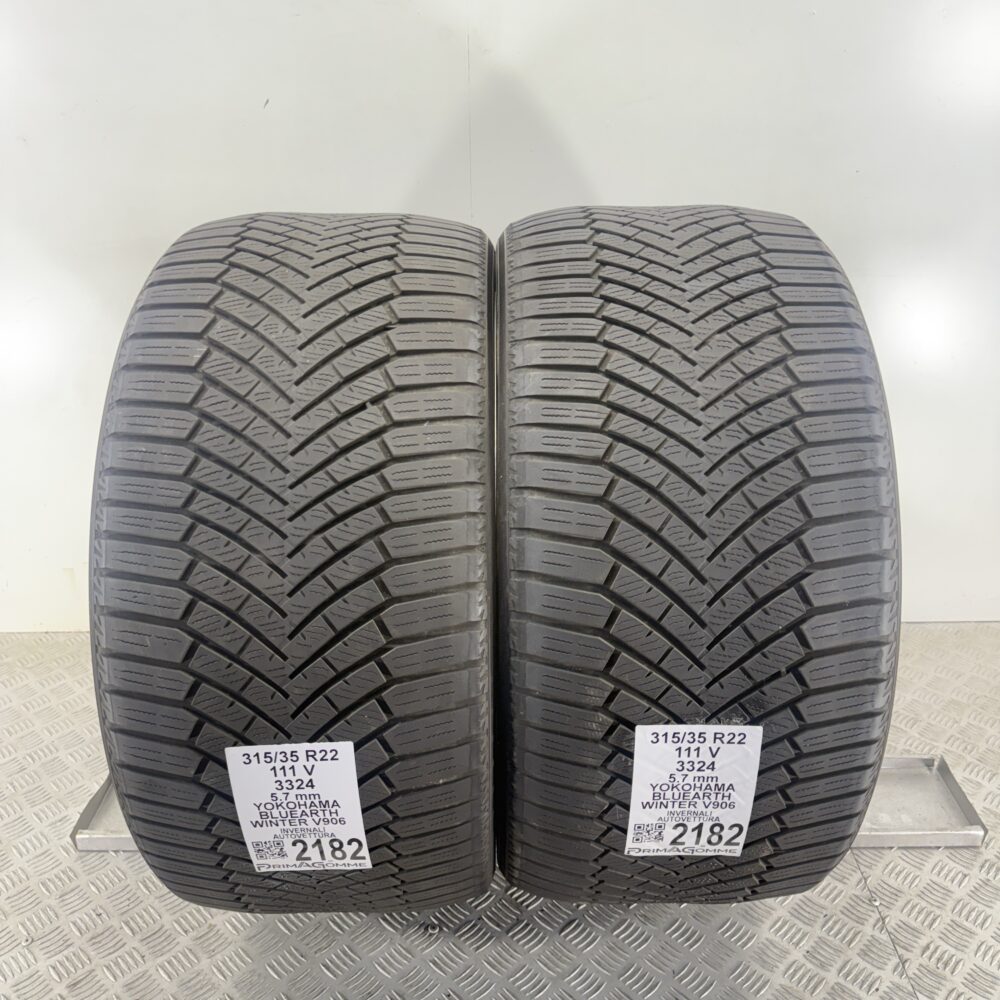 Gomme Usate 315 35 R22 111V Yokohama BluEarth Winter V906 81% Invernali