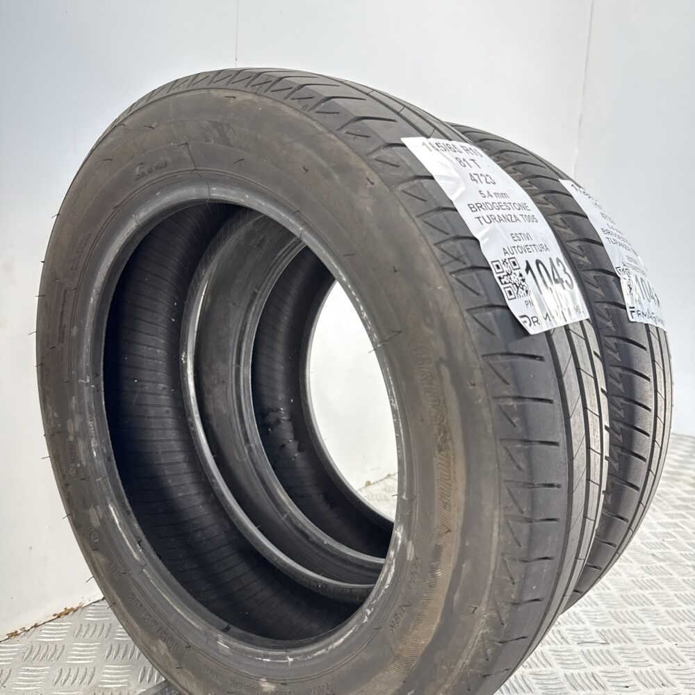 Gomme Usate 165 65 R15 81T Bridgestone Turanza T005 78% Estive - immagine 8