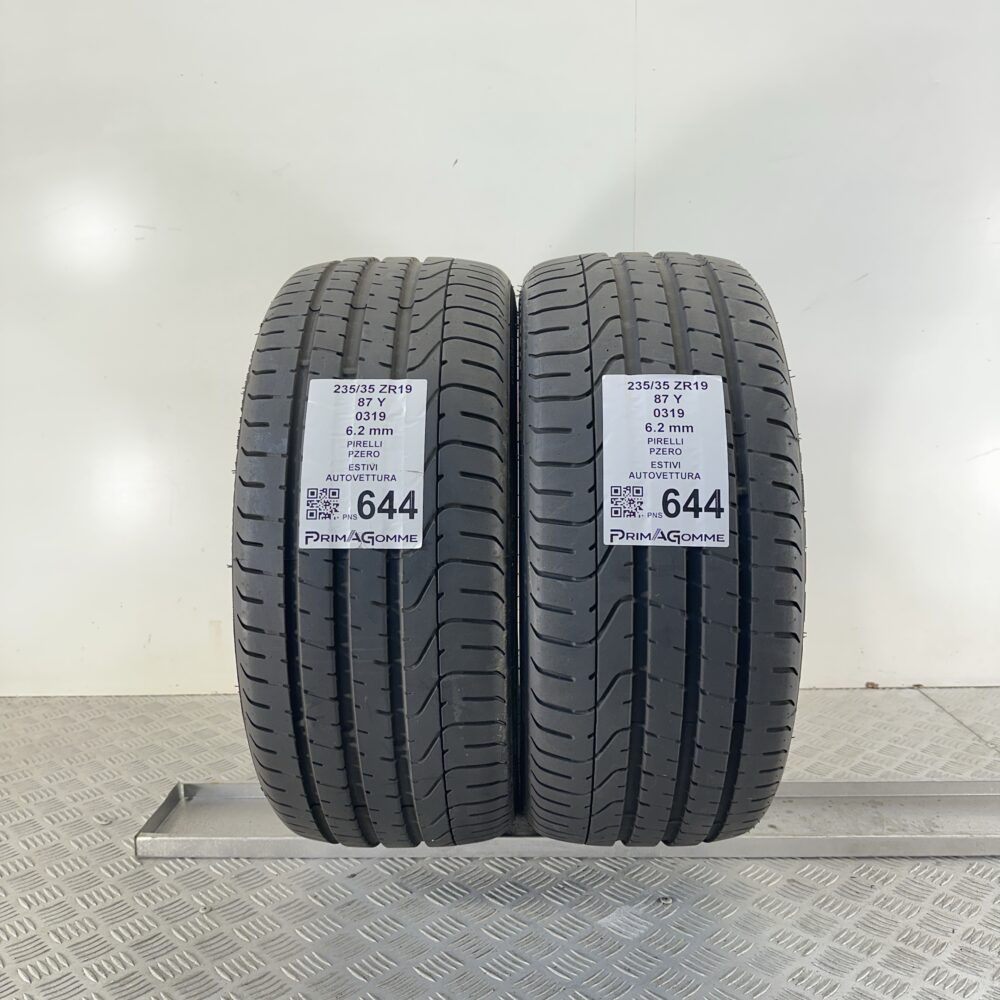 Pneumatici Usati 235 35 ZR19 87Y Pirelli PZero 90% Estive