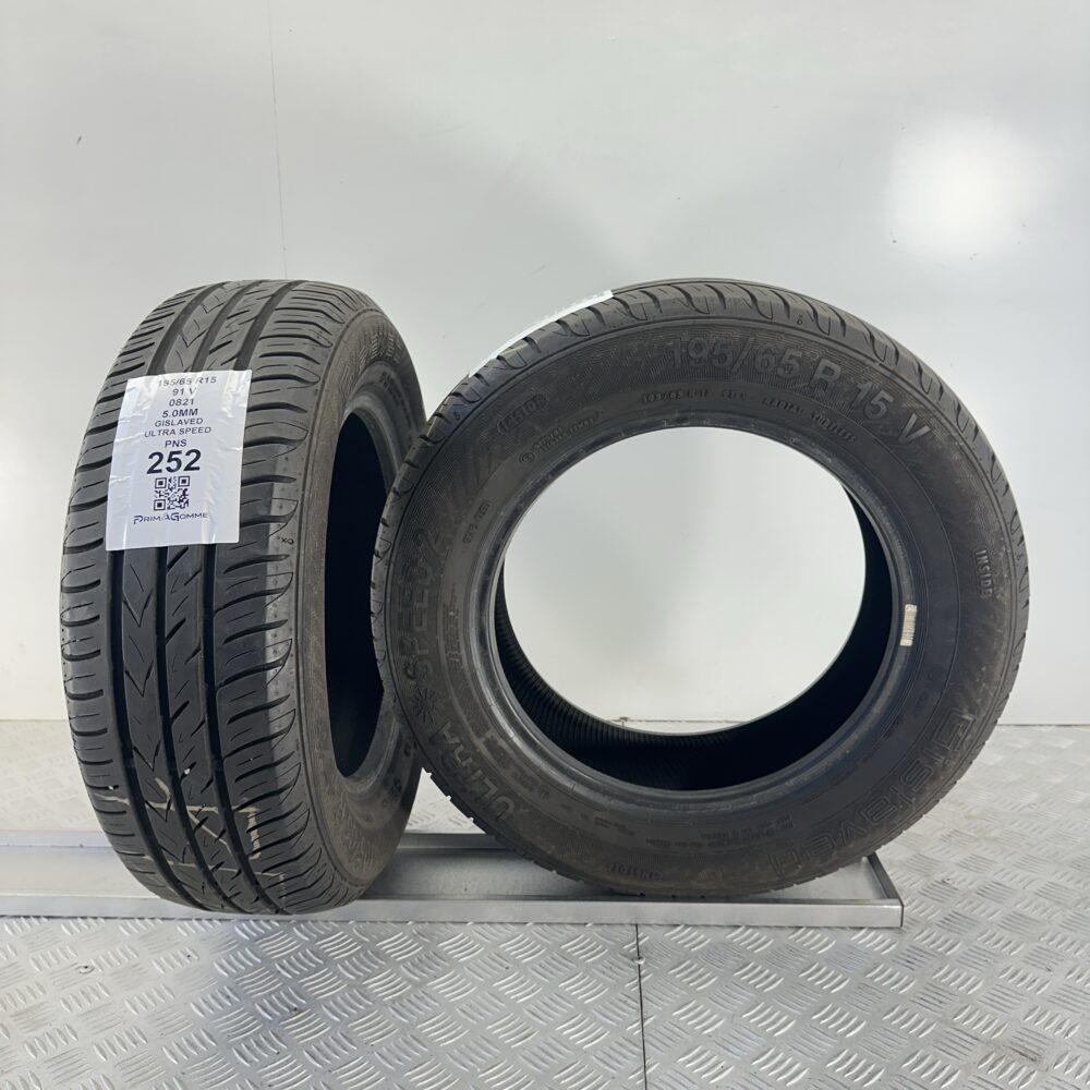 Pneumatici Usati 195 65 R15 91V Gislaved Ultra Speed 73% Estive - immagine 4