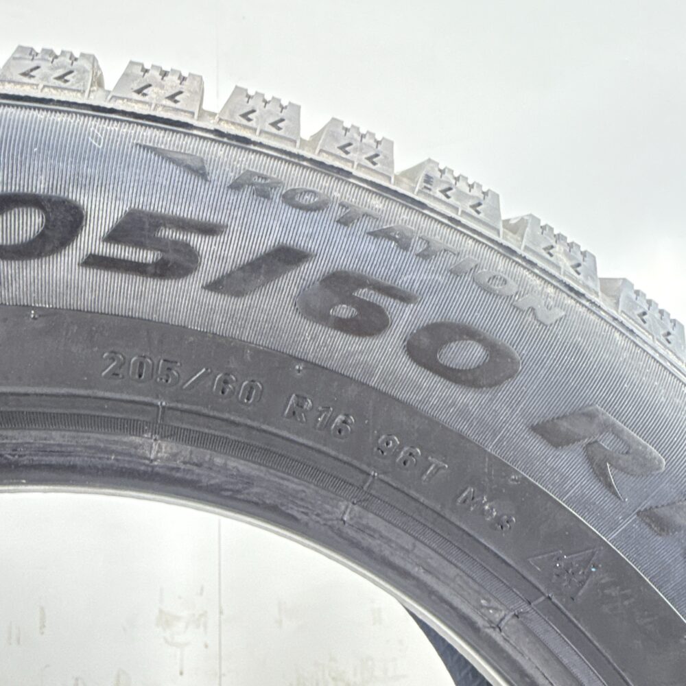 Gomme Usate 205 60 R16 96T Pirelli Ice Zero Studded 100% Invernali - immagine 8
