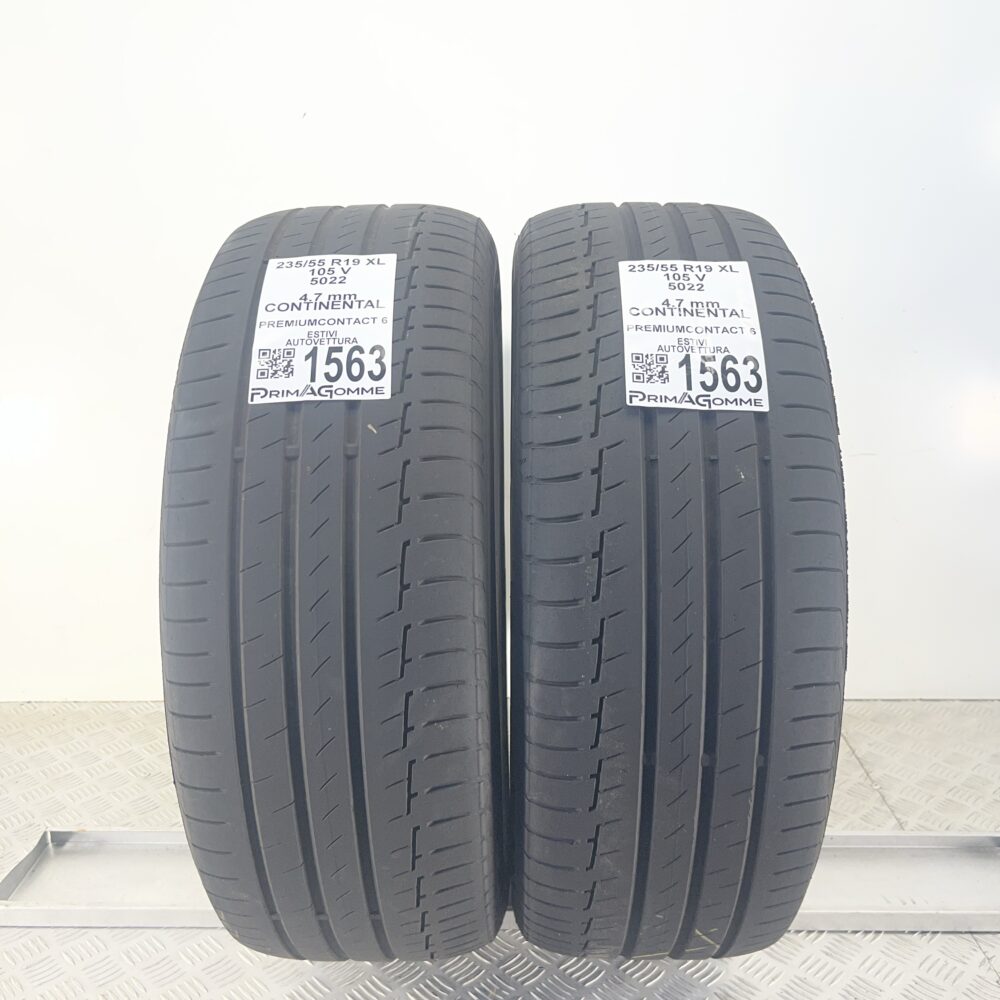 Gomme Usate 235 55 R19 XL 105V Continental PremiumContact 6 67% Estive