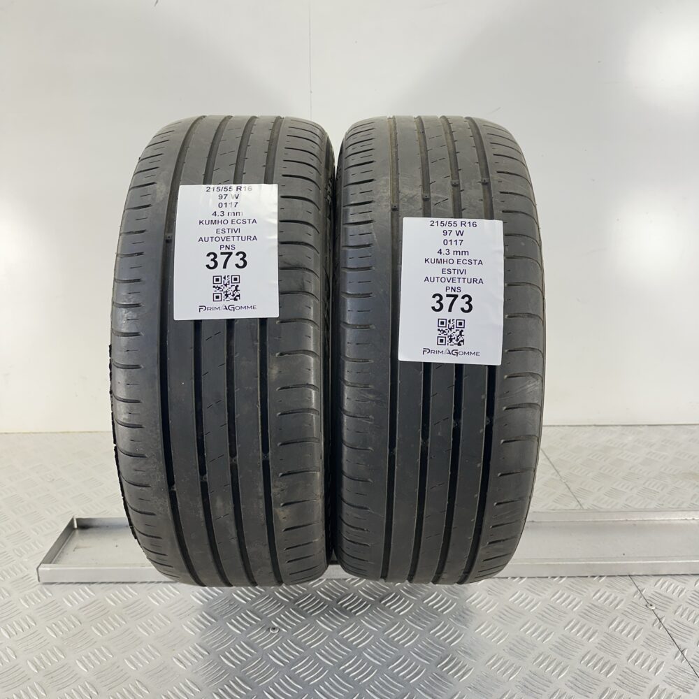 Pneumatici Usati 215 55 R16 97W Kumho Ecsta Estive