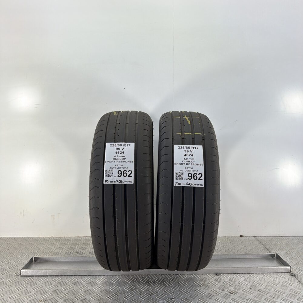 Pneumatici Usati 225 60 R17 99V Dunlop Sport Response 71% Estive