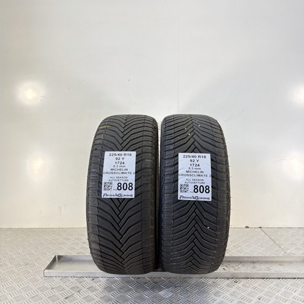 Pneumatici Usati 225 40 R18 92Y Michelin CrossClimate 2 78% Quattro Stagioni