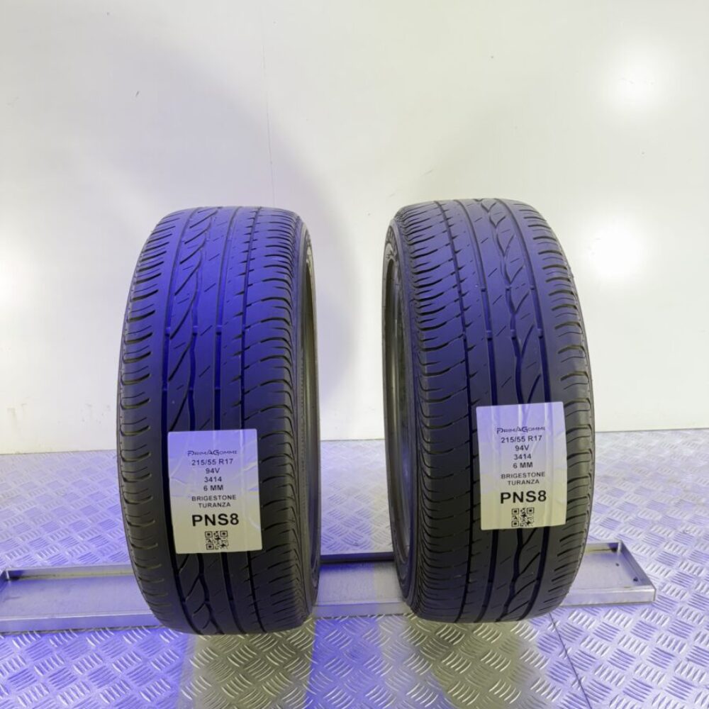 Gomme Usate 215 55 R17 94V Bridgestone Turanza 6mm Estive