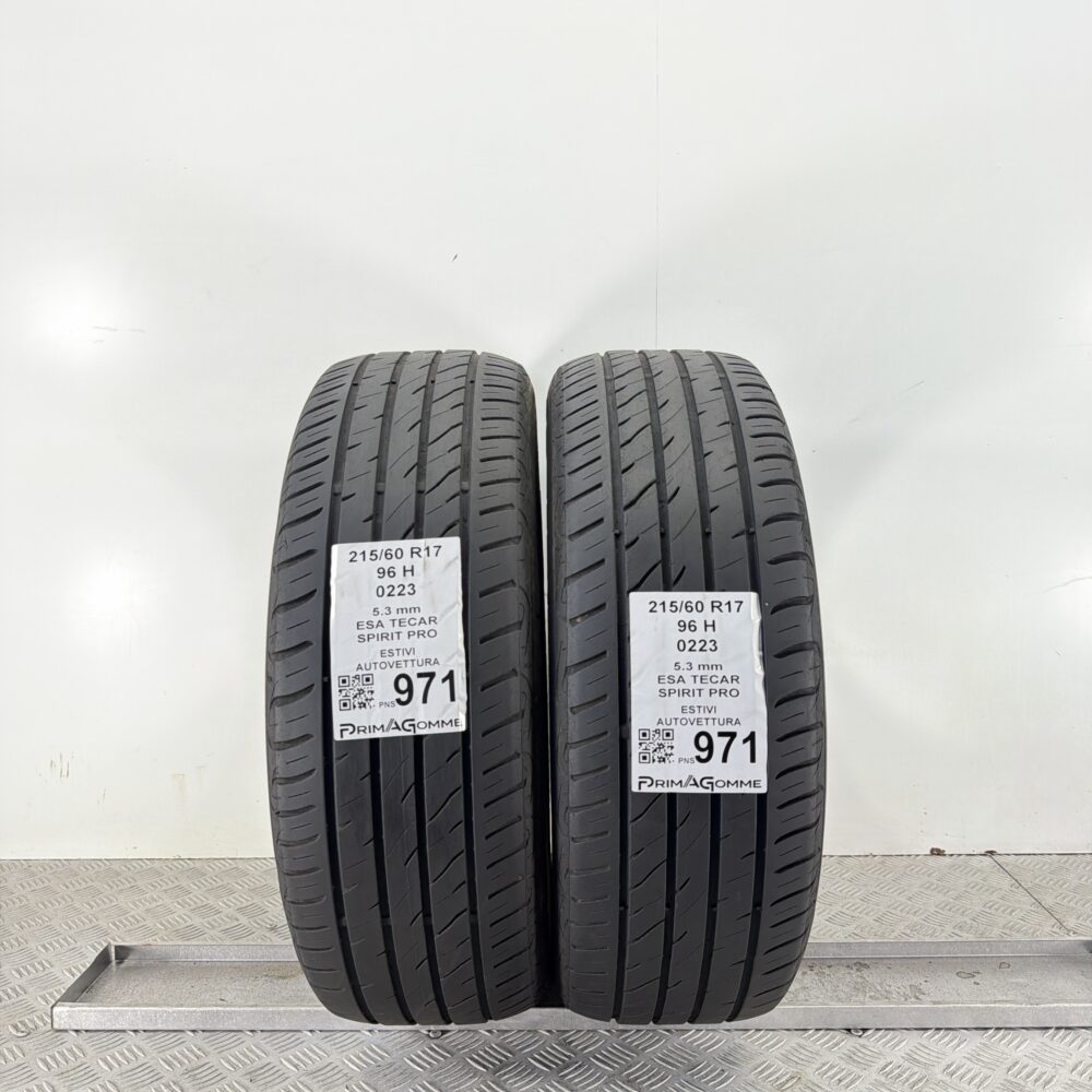 Pneumatici Usati 215 60 R17 96H ESA TECAR SPIRIT PRO 76% Estive