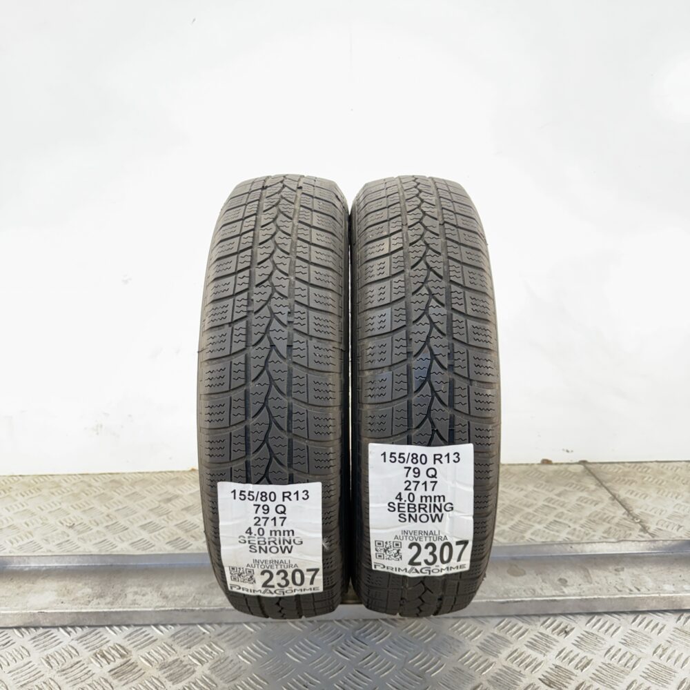 Gomme Usate 155 80 R13 79Q Sebring Snow Invernali