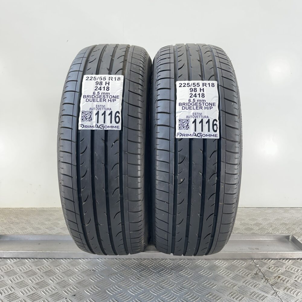 Gomme Usate 225 55 R18 98H Bridgestone Dueler H/P 93% Estive