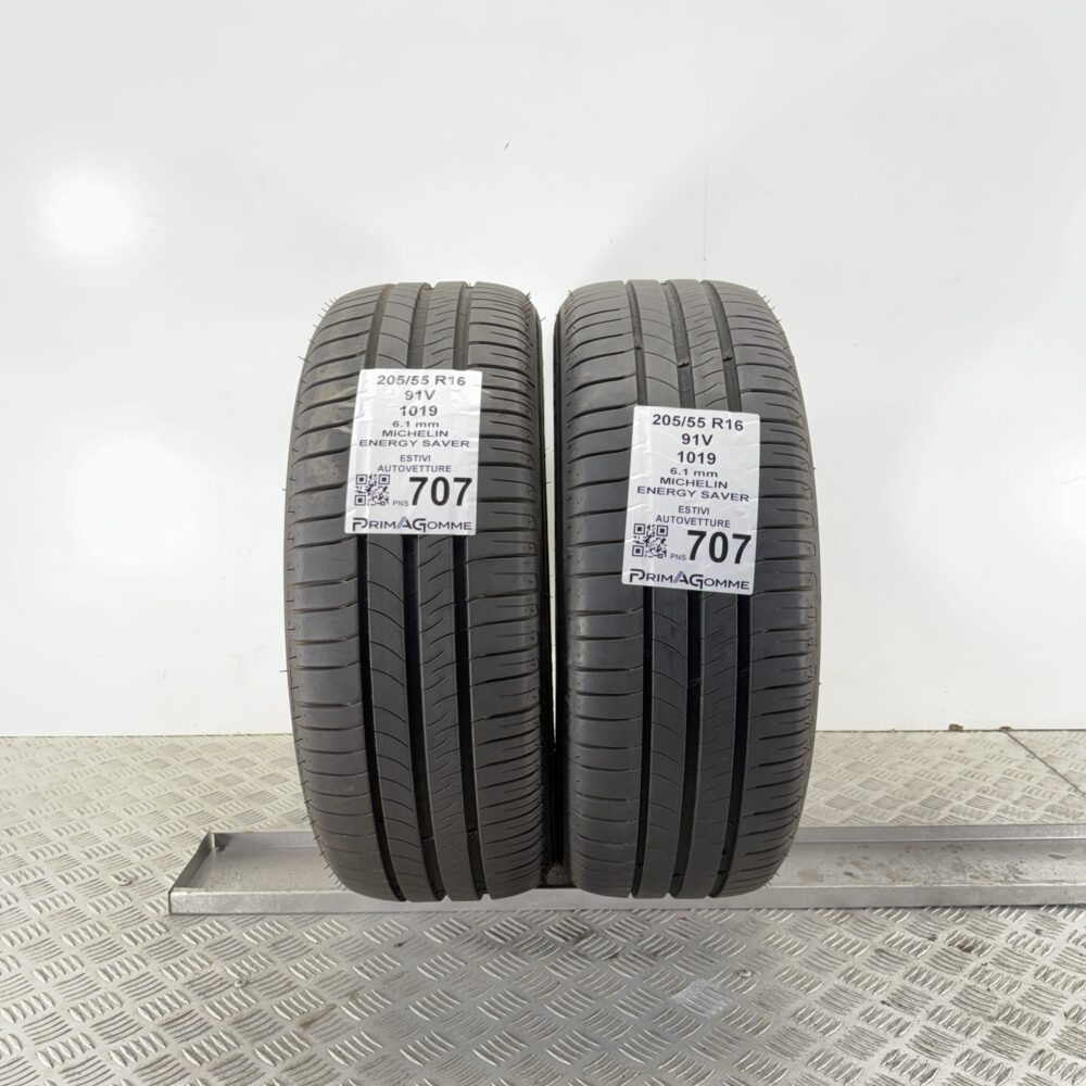 Pneumatici Usati 205 55 R16 91V Michelin Energy Saver 87% Estive