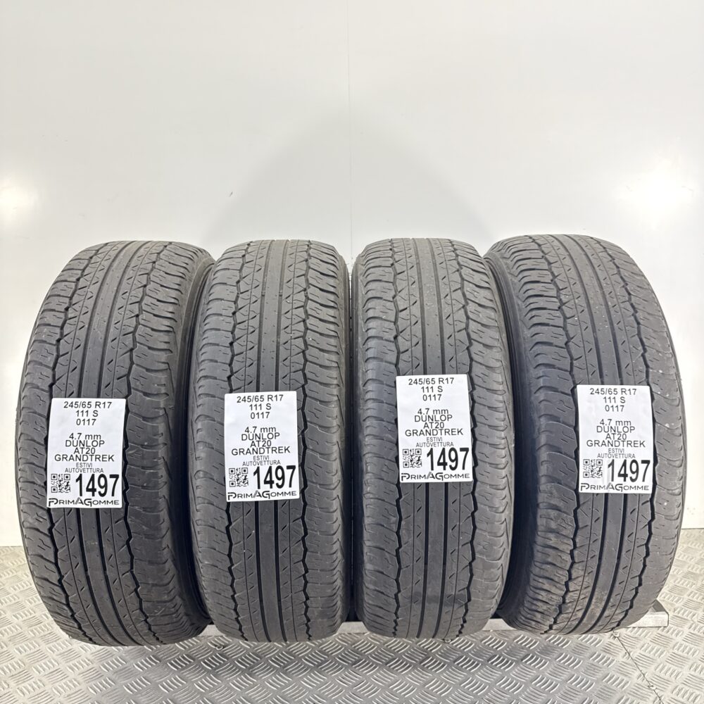 Gomme Usate 245 65 R17 111S Dunlop Grandtrek Estive