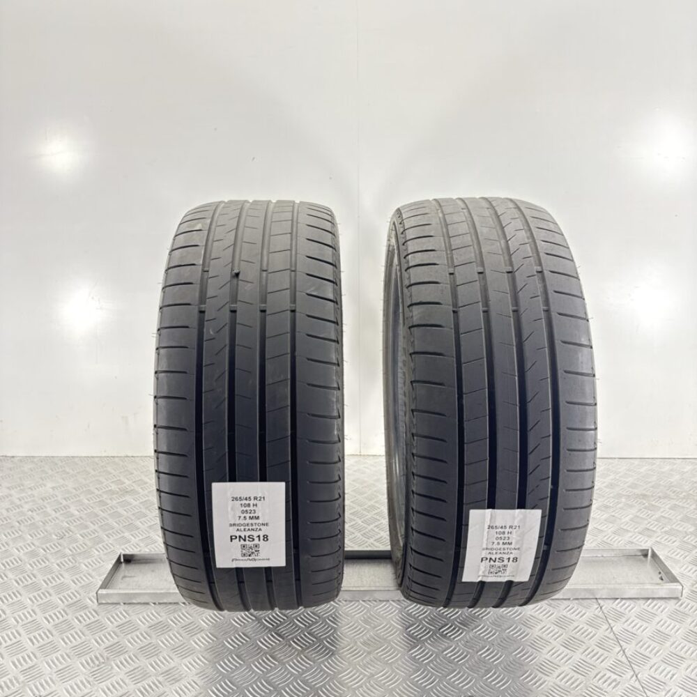 Gomme Usate 265 45 R21 108H Bridgestone Aleanza 7.5mm Estive