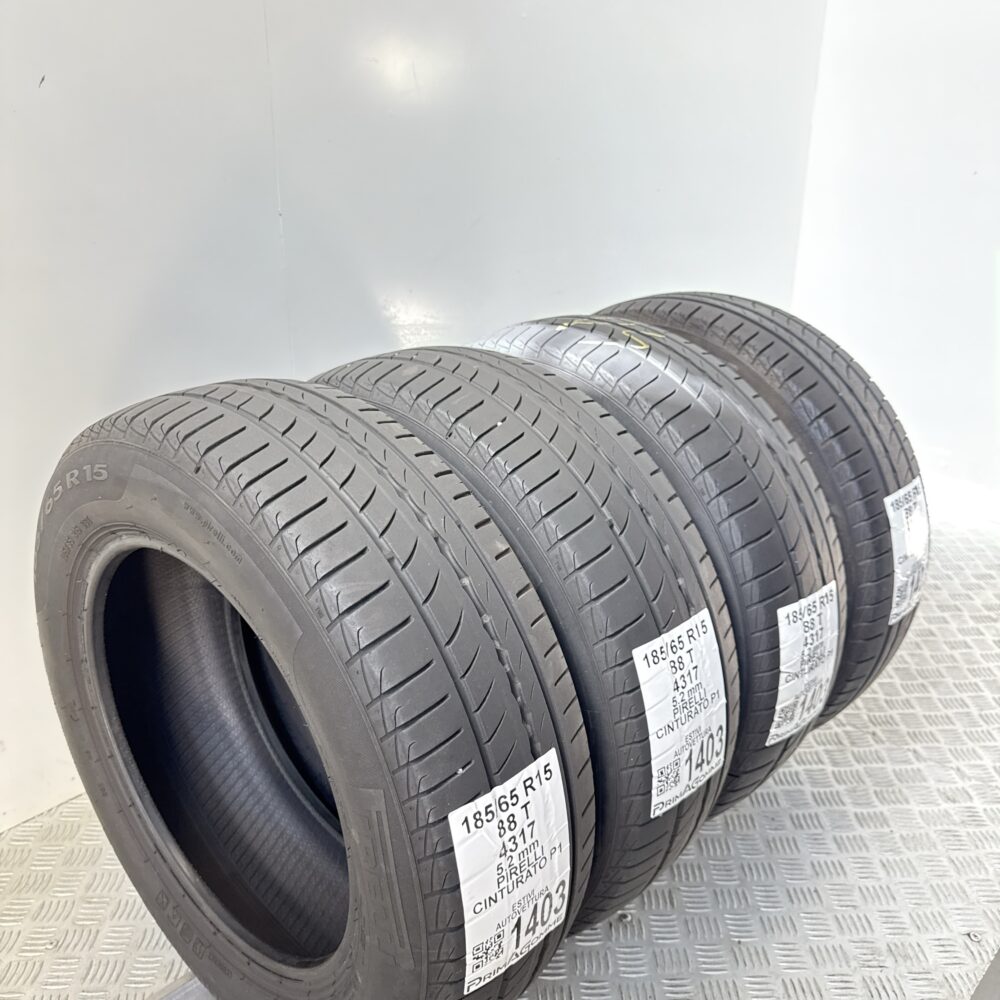 Gomme Usate 185 65 R15 88T Pirelli Cinturato P1 74% Estive - immagine 9