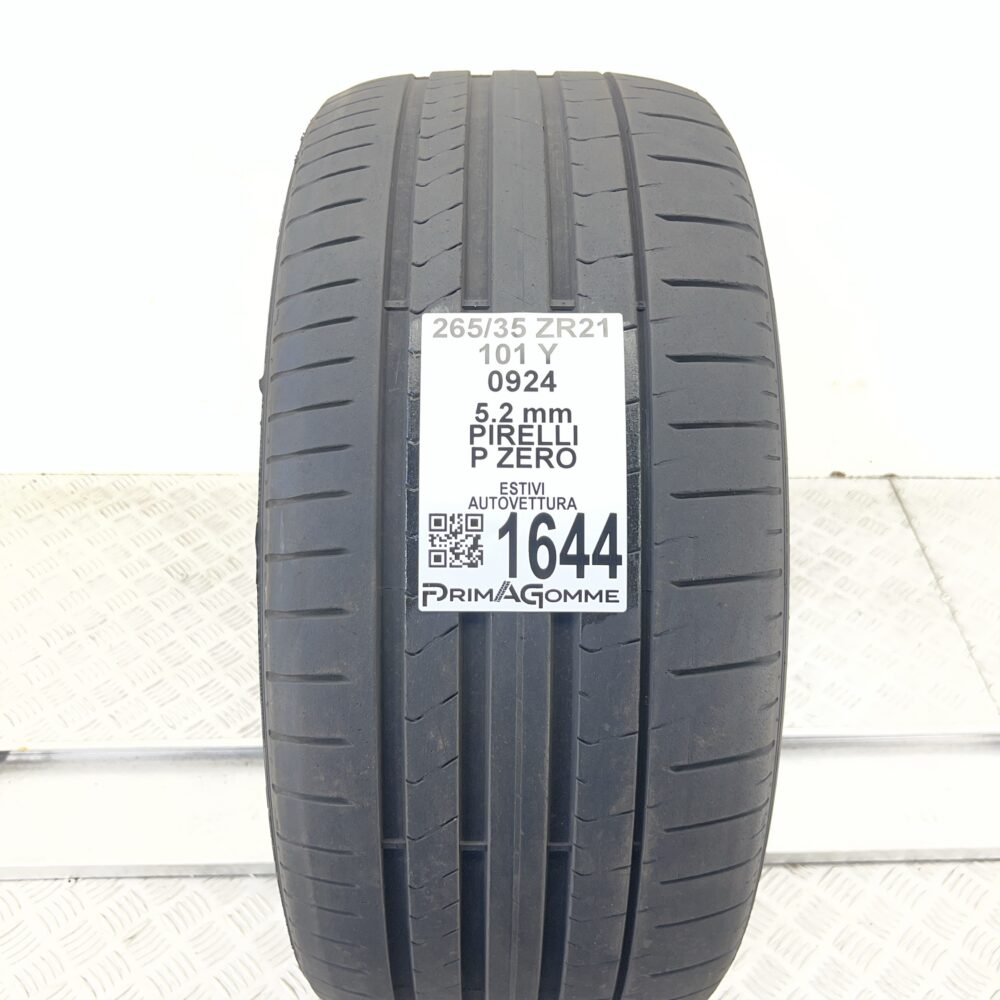 Gomma Usata 265 35 ZR21 101Y Pirelli P Zero 74% Estiva