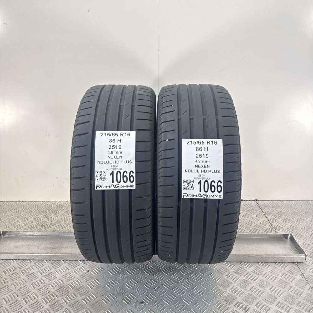Gomme Usate 215 65 R16 86H Nexen Nblue HD Plus Estive