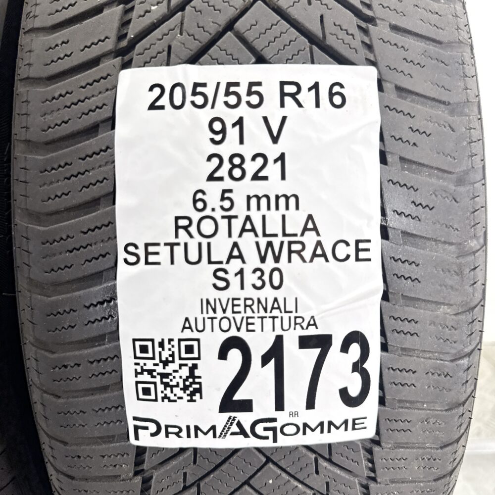 Gomme Usate 205 55 R16 91V Rotalla Setula W Race S130 93% Invernali - immagine 2