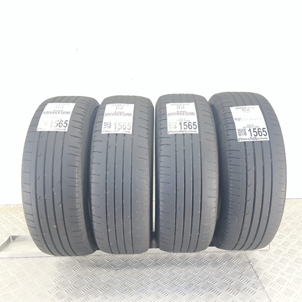 Gomme Usate 205 60 R16 92H Bridgestone Dueler H/P Sport Estive