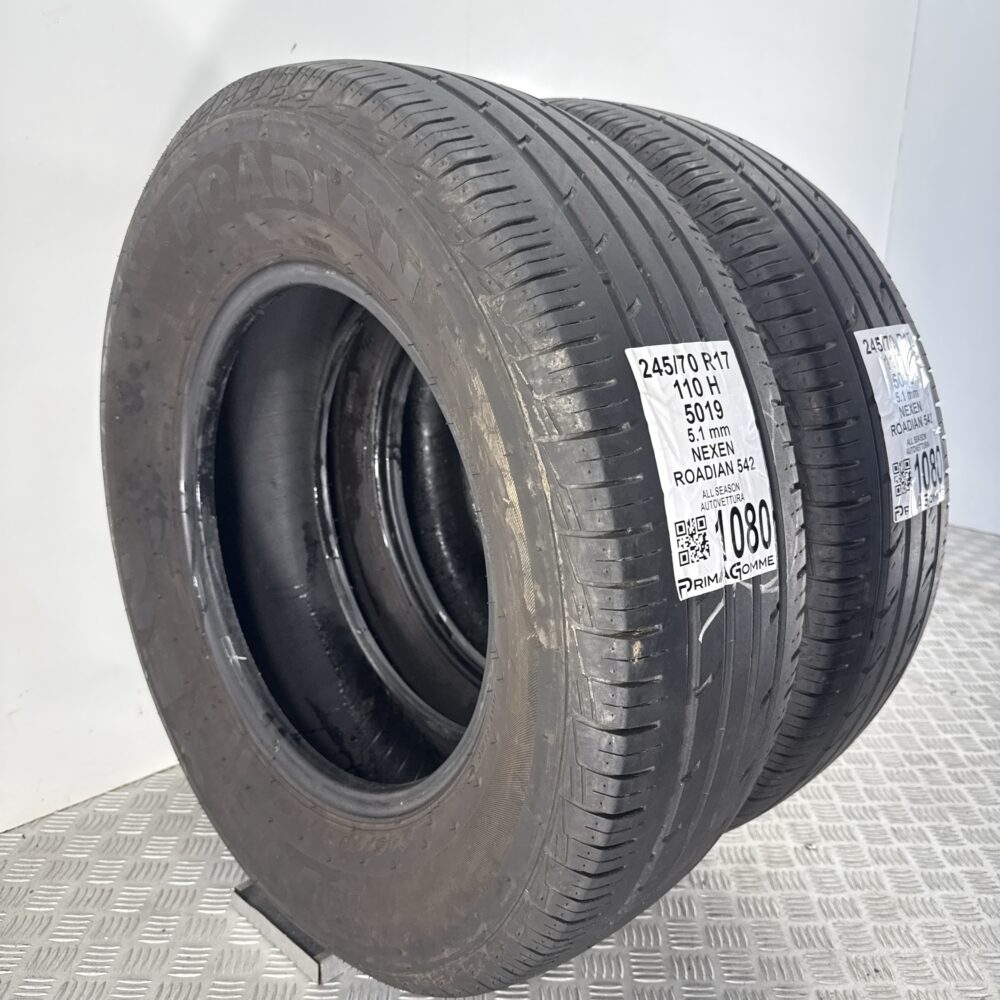 Gomme Usate 245 70 R17 110H Nexen Roadian 542 73% Quattro Stagioni - immagine 11