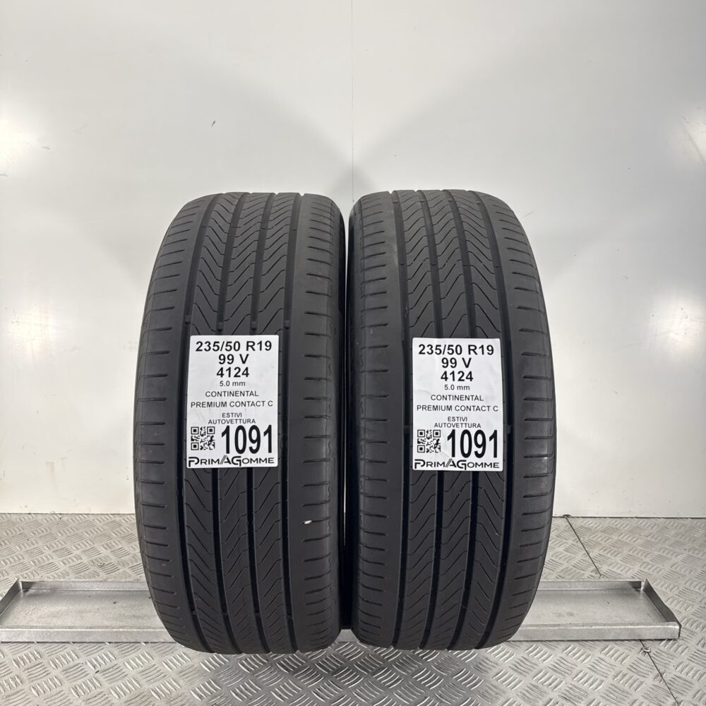 Gomme Usate 235 50 R19 99V Continental Premium Contact C 71% Estive