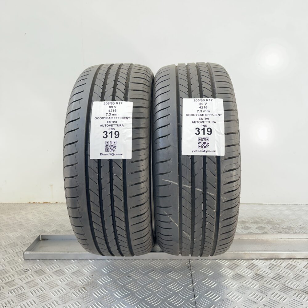 Pneumatici Usati 205 50 R17 89V Goodyear Efficient 78% Estive